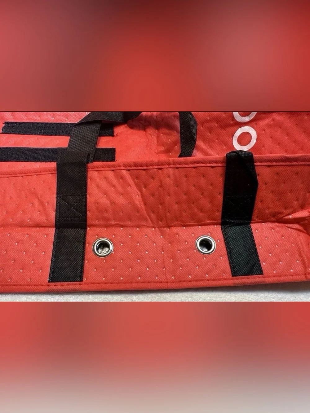 Lot of 4 ~ DOORDASH ~ Large 19x19x5 Insulated Food & Pizza Delivery Bag Tote NEW
